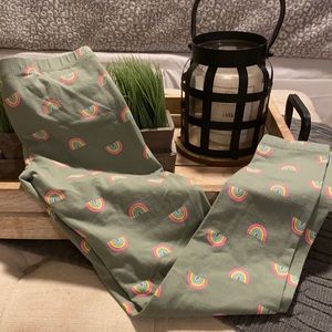 girls leggings - size large